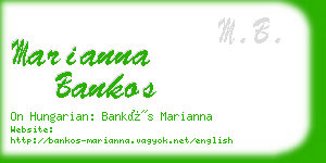 marianna bankos business card